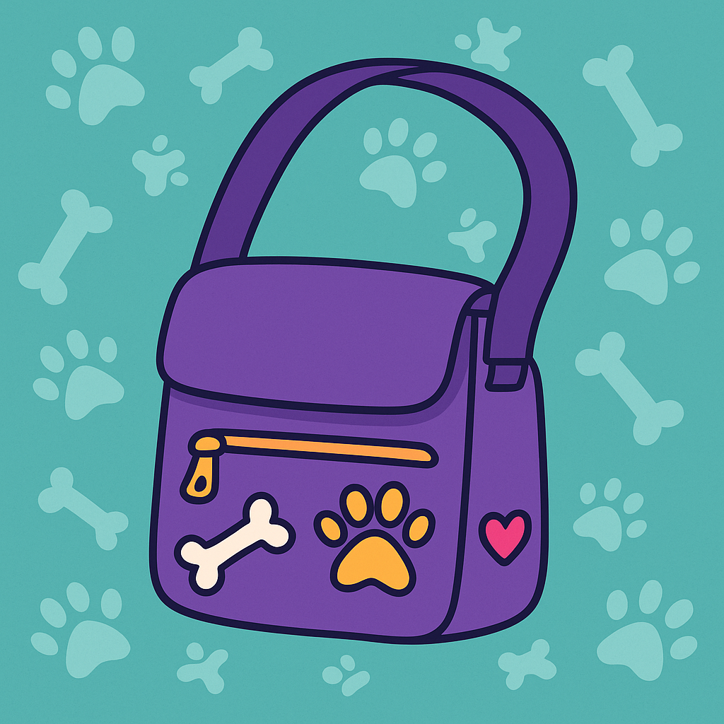Trendy Dog Walking Bag