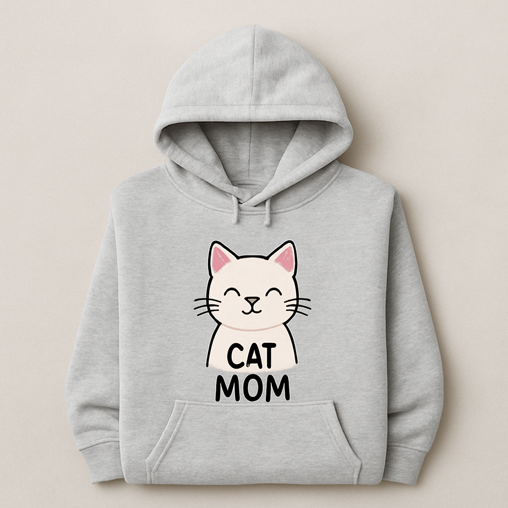 Cozy Cat Mom Hoodie